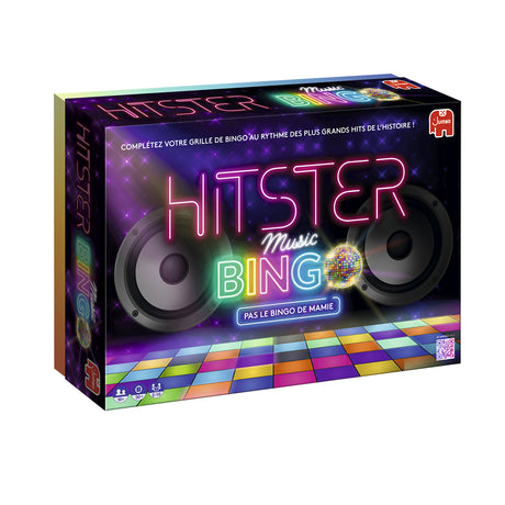 Hitster Bingo - Jeu de société - DUJARDIN - Revivez 100 ans de hits musicaux