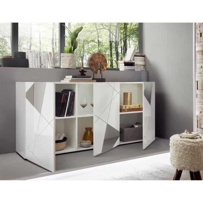 Ensemble Sejour : Buffet 3P 181 cm + Meuble TV 181 cm - Victory