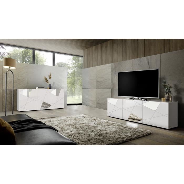 Ensemble Sejour : Buffet 3P 181 cm + Meuble TV 181 cm - Victory