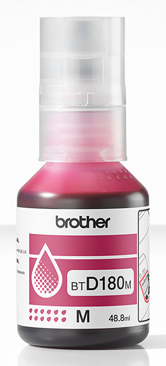 Bouteille d'encre - Brother - BTD180M - Magenta - 5000 pages - Unité - Standard