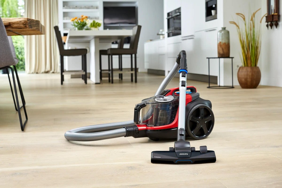 Aspirateur sans sac - PHILIPS - FC9729/09 - Série 7000 Power pro Expert  - 900W - PowerCyclone 8 - Rouge