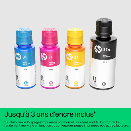 Imprimante Multifonction - HP - Smart Tank 5105 – Wi-Fi et Bluetooth - Réservoir d'encre – Couleurs