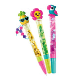 Clementoni - Créer tes stylos - Mini atelier des Stylos - Theme tropical - 3 a créer - Des 6ans