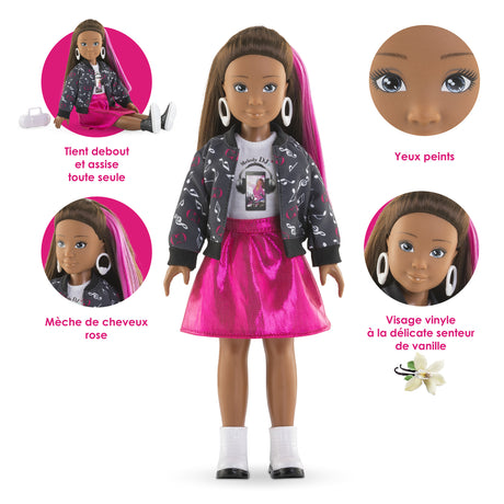 Poupée mannequin - COROLLE - Melody Music Studio - 28 cm - 4 accessoires - des 4 ans