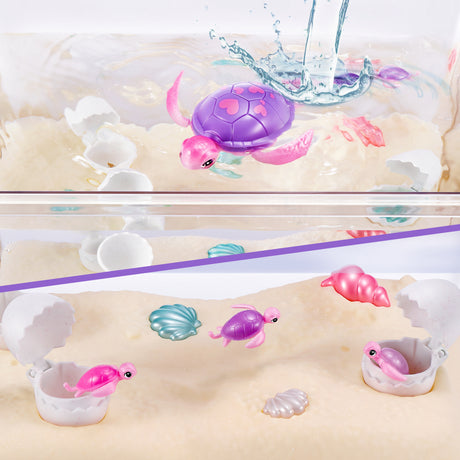 Set maman tortue et bébé surprise - PETS ALIVE - Mama Turtle Surprise - Tortue animée - Effets sonores
