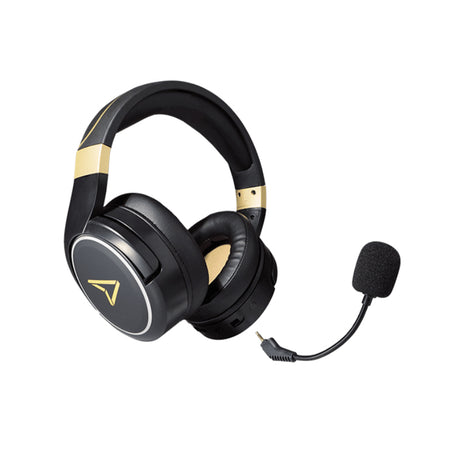 Casque Gamer sans fil Bluetooth Steelplay Metaltech Radiance (Noir/Or)