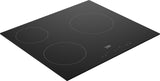 Table de cuisson vitrocéramique - BEKO - 3 foyers - 60 cm - HIC63400