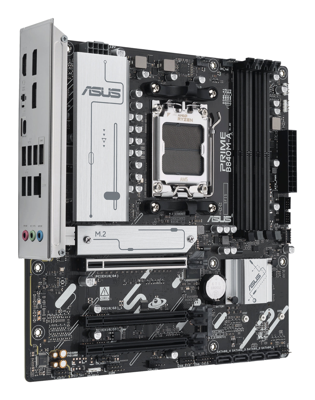 Carte mere - ASUS - PRIME B840M-A-CSM - AMD B840 - Emplacement AM5 micro ATX