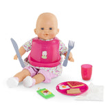 Accessoires poupon - COROLLE - Grand Coffret Repas - Pour poupon 36 et 42 cm - 11 accessoires - Des 2 ans