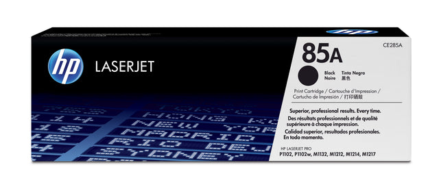 Cartouche de toner HP 85A (CE285A) noir pour imprimantes LaserJet P1102/P1106/M1132MFP/M1212MFP/m1217MFP