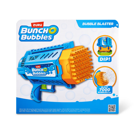Pistolet a bulles - ZURU - Bubble Blaster Medium - 125 ml inclus - 7000 bulles/min - Plateau fourni