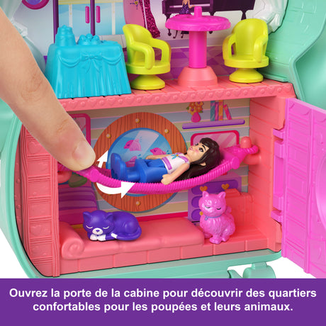 Polly Pocket-Coffret Chaton Marin-Jouet De Voyage - 4 ans+- JCR37