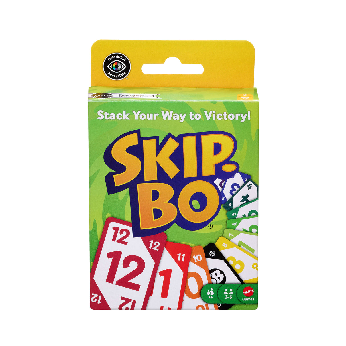 SKIP-BO - Jeu de cartes pour les enfants, adultes et les familles - Mattel Games - JMM20