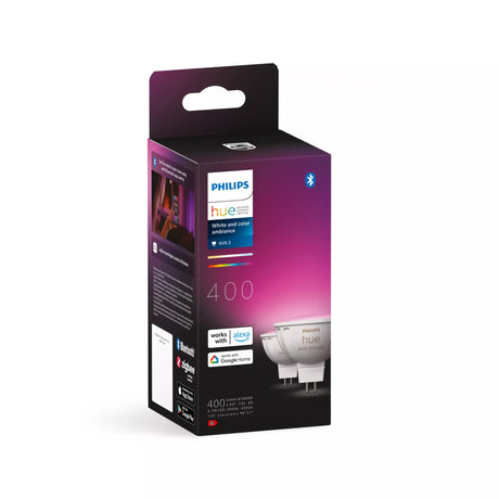 Philips Hue White And Color Ambiance, Ampoule Connectée Mr16, Compatib