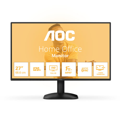 Ecran PC - AOC - 27'' - FHD - 120Hz - Dalle IPS - 1ms - 27B31H