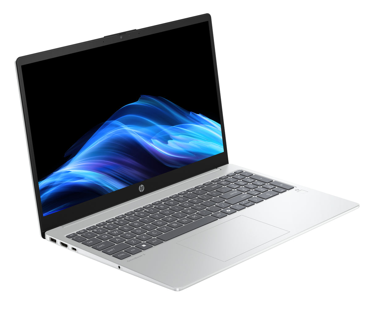 PC Portable HP Omnibook 3 15-fn0018nf - Windows 11 - 15,6 FHD IPS - Ryzen AI 5 340 - RAM 24Go - Stockage 512Go SSD - AZERTY