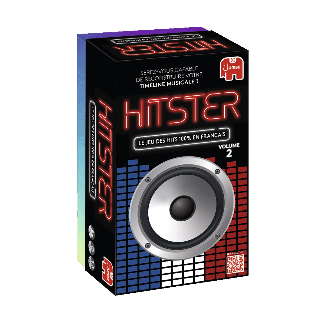 Hitster 100% chanson francaise - jeu de société - dujardin - plongez dans l'univers musical français avec hitster