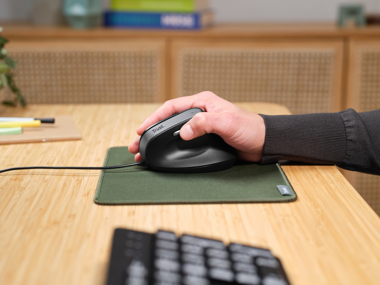 Souris filaire ergonomique Trust Bayo II (Noir)