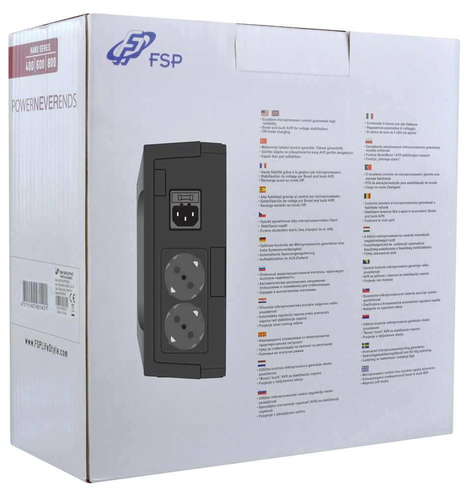 Onduleur FSP (Fortron) Nano 800 (800VA)