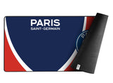 Tapis de souris gaming - KONIX - PSG - XXL 90 x 46 cm - Surface silicone 3D ultra fine - Base antidérapante en caoutchouc - Bleu