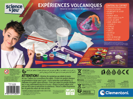 Expériences volcaniques - Clementoni - Science & Jeu - Jeux Scientifiques