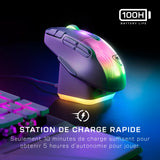 Souris gaming sans fil - TURTLE BEACH - Kone XP Air - Avec station de charge - Blanc