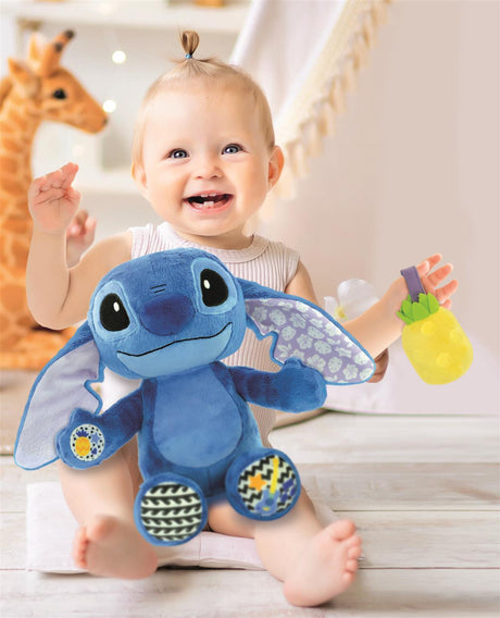 Peluche Musicale - CLEMENTONI - Stitch - Ultra Douce - Berceuses - 12 Mois+