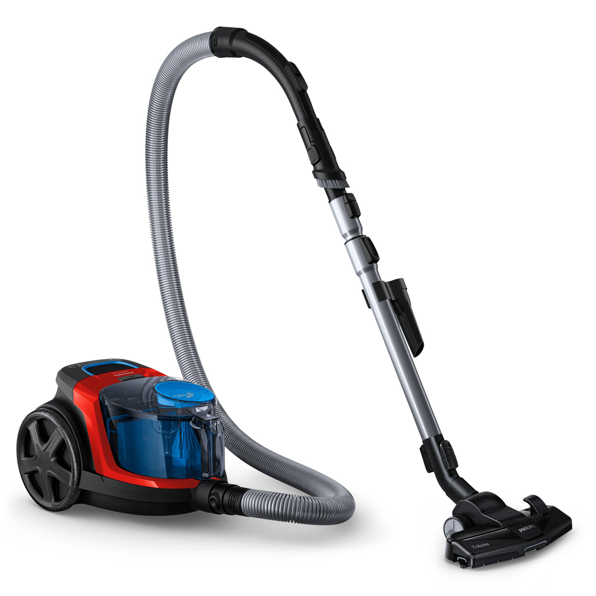 Aspirateur sans sac PHILIPS - FC9330/09 - Série 3000 PowerPro Compact - 900W - 76db - Rouge