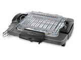 Barbecue électrique DELONGHI BQ60.X - Double grille - 1 900 W - Plateau aluminium amovible