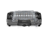 Barbecue électrique DELONGHI BQ60.X - Double grille - 1 900 W - Plateau aluminium amovible