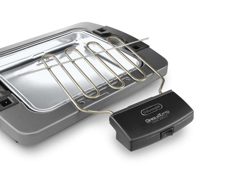 Barbecue électrique DELONGHI BQ60.X - Double grille - 1 900 W - Plateau aluminium amovible