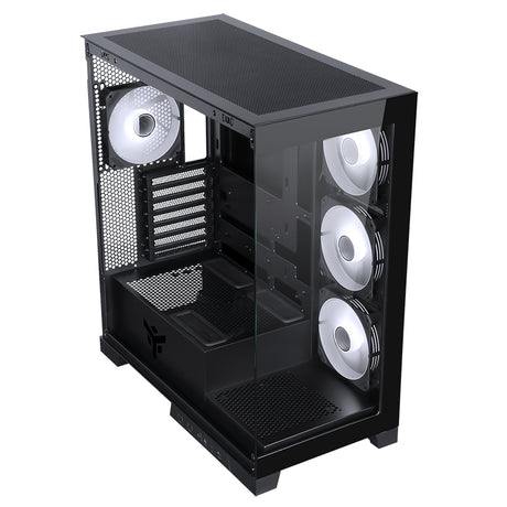 Boitier Moyen Tour ATX iTek Showbui 45 RGB avec panneaux vitrés (Noir)
