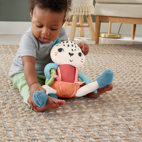 Fisher-Price-Uncia, mon Léopard des Neiges-Jouet d'éveil pour bébé HKD64