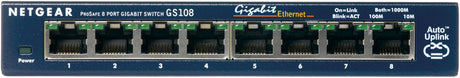 Switch réseau ethernet Gigabit Netgear GS108 - 8 ports (Métal)