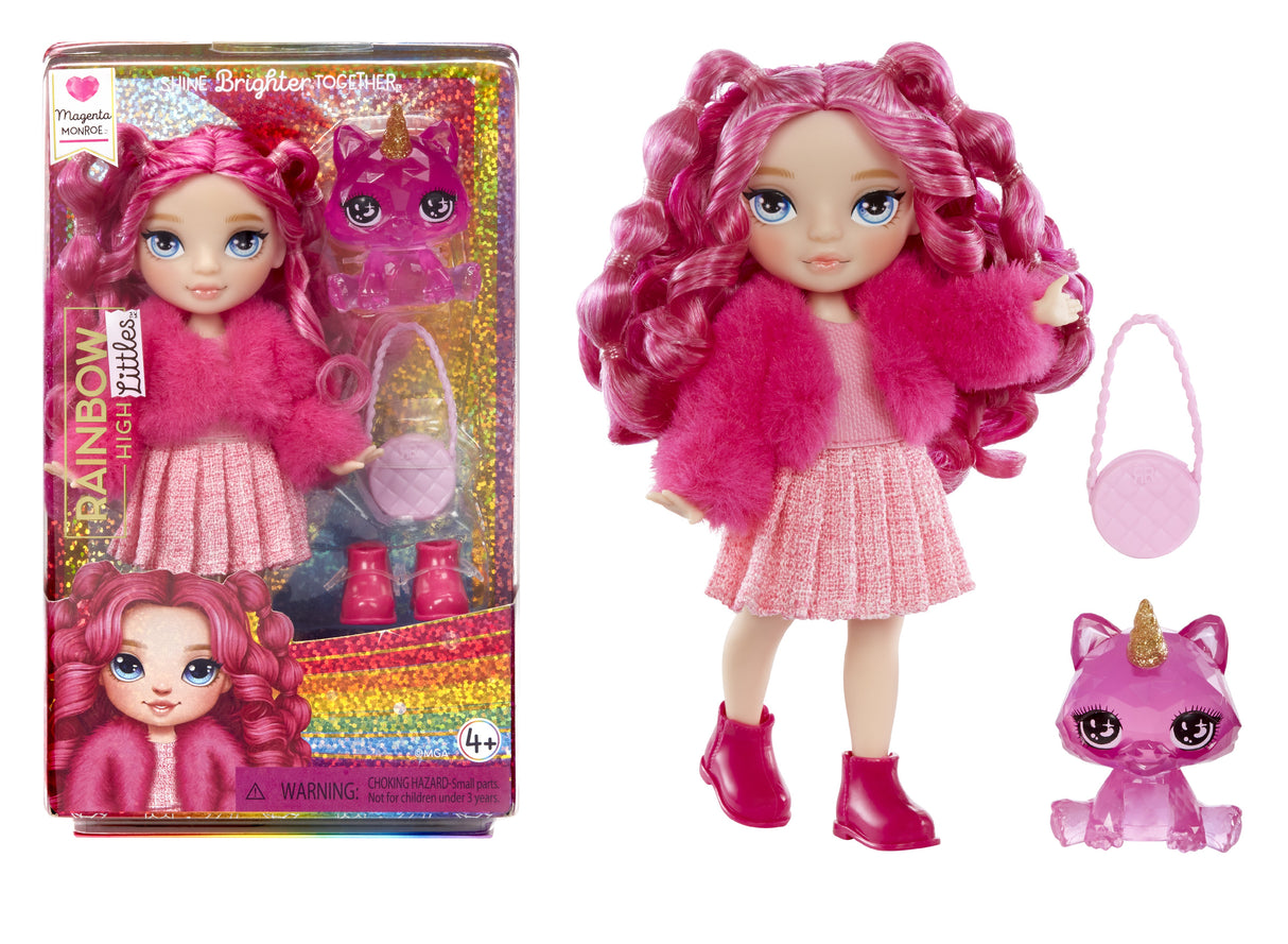 Rainbow High Littles - Poupée 15cm + animal de compagnie - Rose - Des 4ans