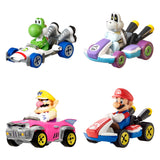 Hot Wheels - Véhicule Mario Kart (modele aléatoire) - Petite Voiture  - 3 ans et + GBG25