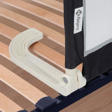 SAFETY 1ST  Portable Bed Rail, Barriere de lit enfant pliable, 18 mois-5 ans, Tissu en maille, Facile a installer et transporter, Au