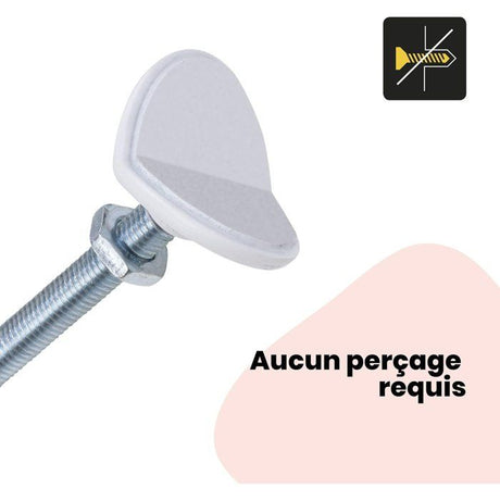 SAFETY 1ST Adaptateur de balustrade pour barriere de sécurité enfant - Lot de 2