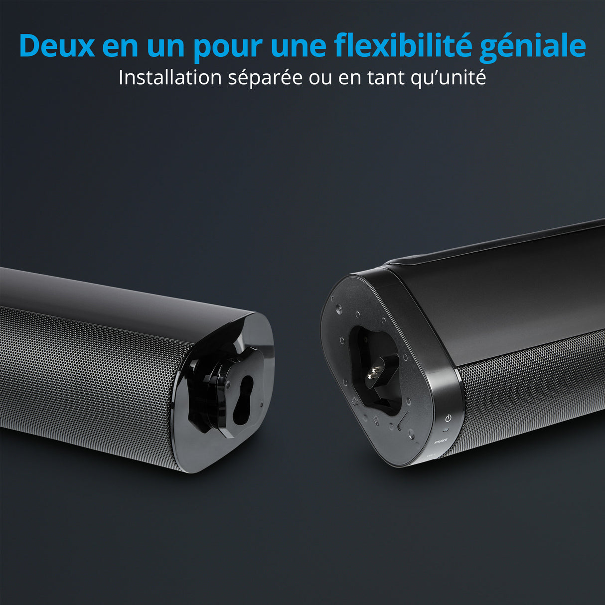 Barre de Son 2.1 - MEDION - 2x30W RMS + Sub 60W RMS - Caisson sans fil