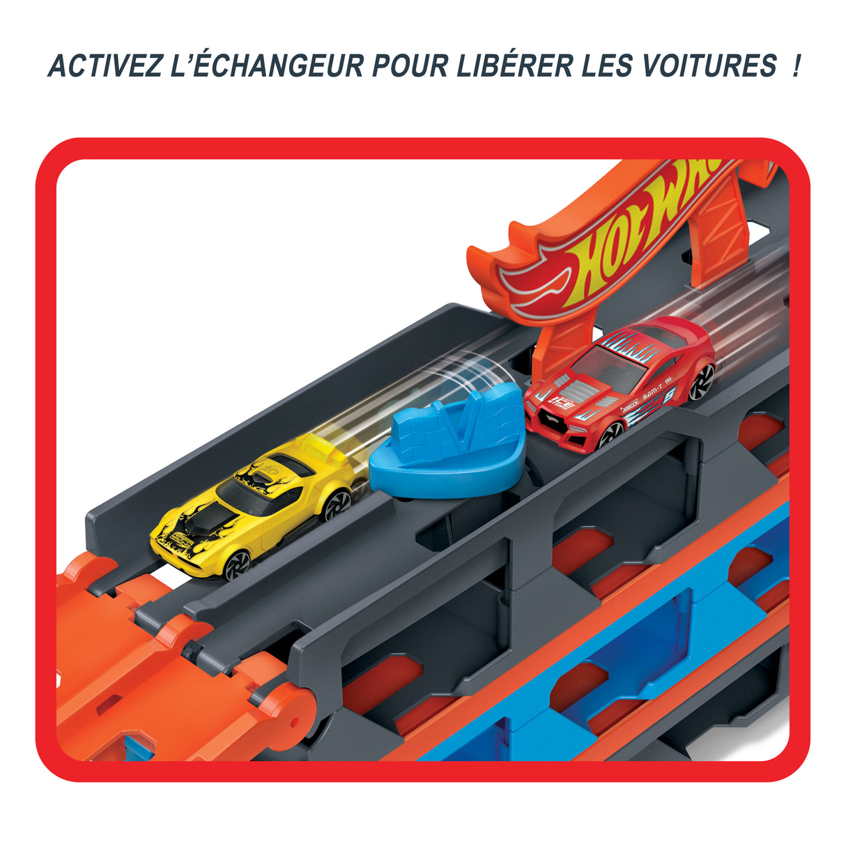Hot Wheels - Super transporteur extensible - Circuit / Petite voiture - Des 4 ans GVG37