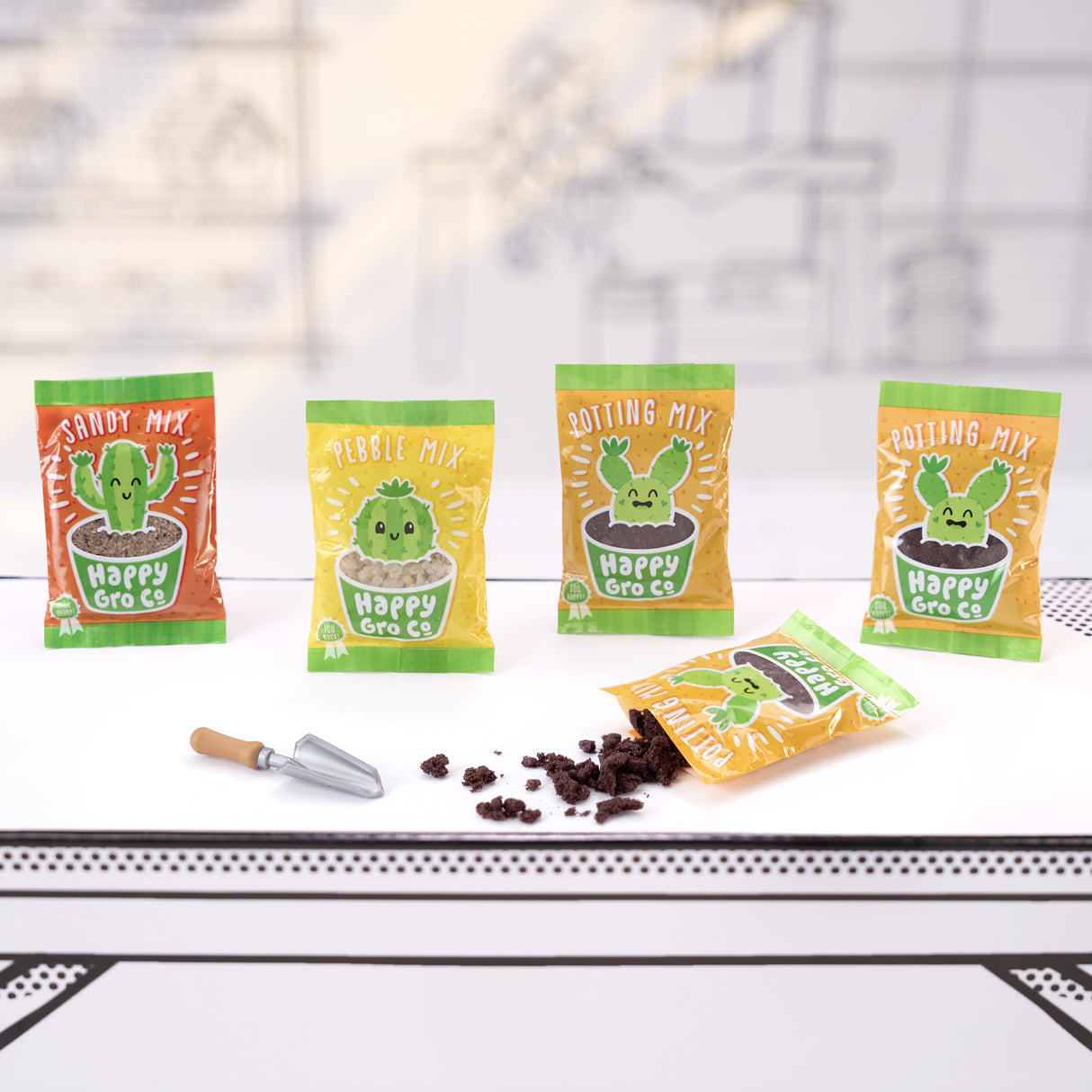 MGA Miniverse - Botanicals - Jeu Créatif - Mini plantes - Loisirs créatif et décoratif en résine - Non Comestible - 8 ans et plus