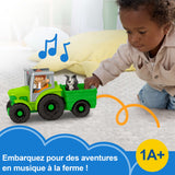 Fisher-Price - Little People - Tracteur a pousser - Véhicule musical - Fisher-Price - JGX12