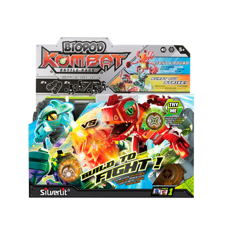 Personnage miniature - YCOO - Biopod Kombat Duo Pack édition dans sa Capsule - Effets Sonores Et Lumineux