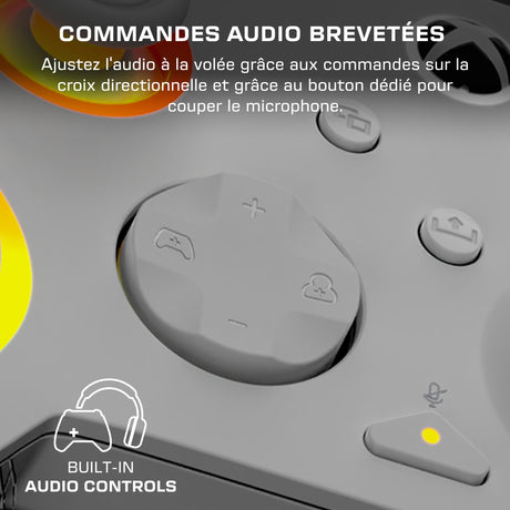 TURTLE BEACH Manette de jeu - Xbox Series X|S, Xbox One et PC - Afterglow Wave - RGB Filaire Gris