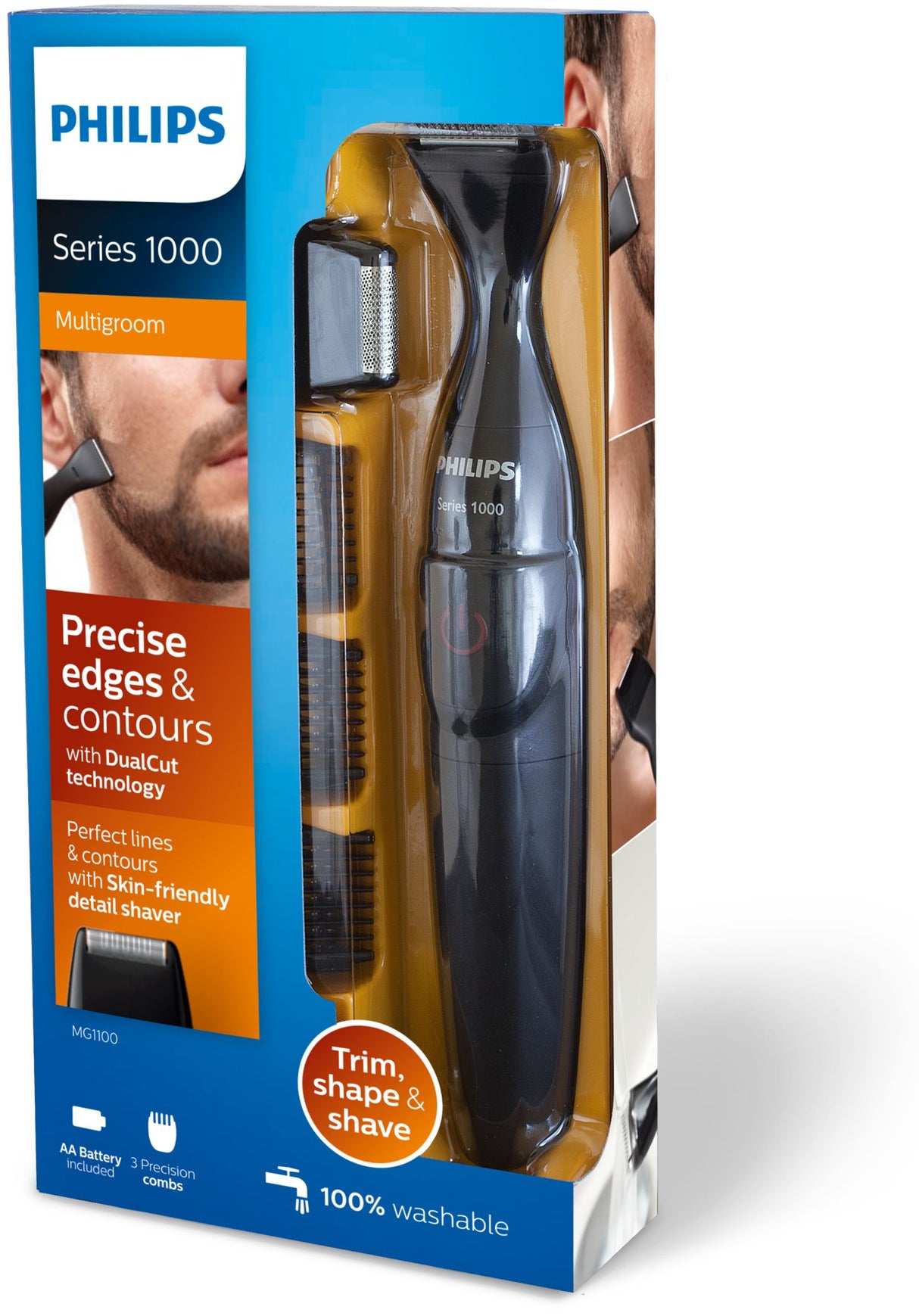 Tondeuse de precision - PHILIPS - MG1100/16 - Series 1000