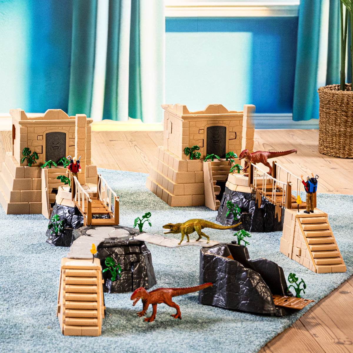 Grande Conquete du temple perdu, Playset figurines, SCHLEICH 42656 Dinosaurs, Des 4 ans