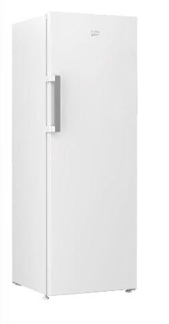 Réfrigérateur monoporte - BEKO - B1RMLNE444W - 365 L - Ventilé - Clayette porte bouteille - Classe E - 186,5x 59,7x 70,9 - Blanc