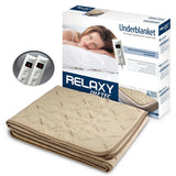 Surmatelas Chauffant - Imetec - Chauffe-lit Pour Lit Double 150 x 137 cm - 2 Commandes avec 2 Températures - Lavable
