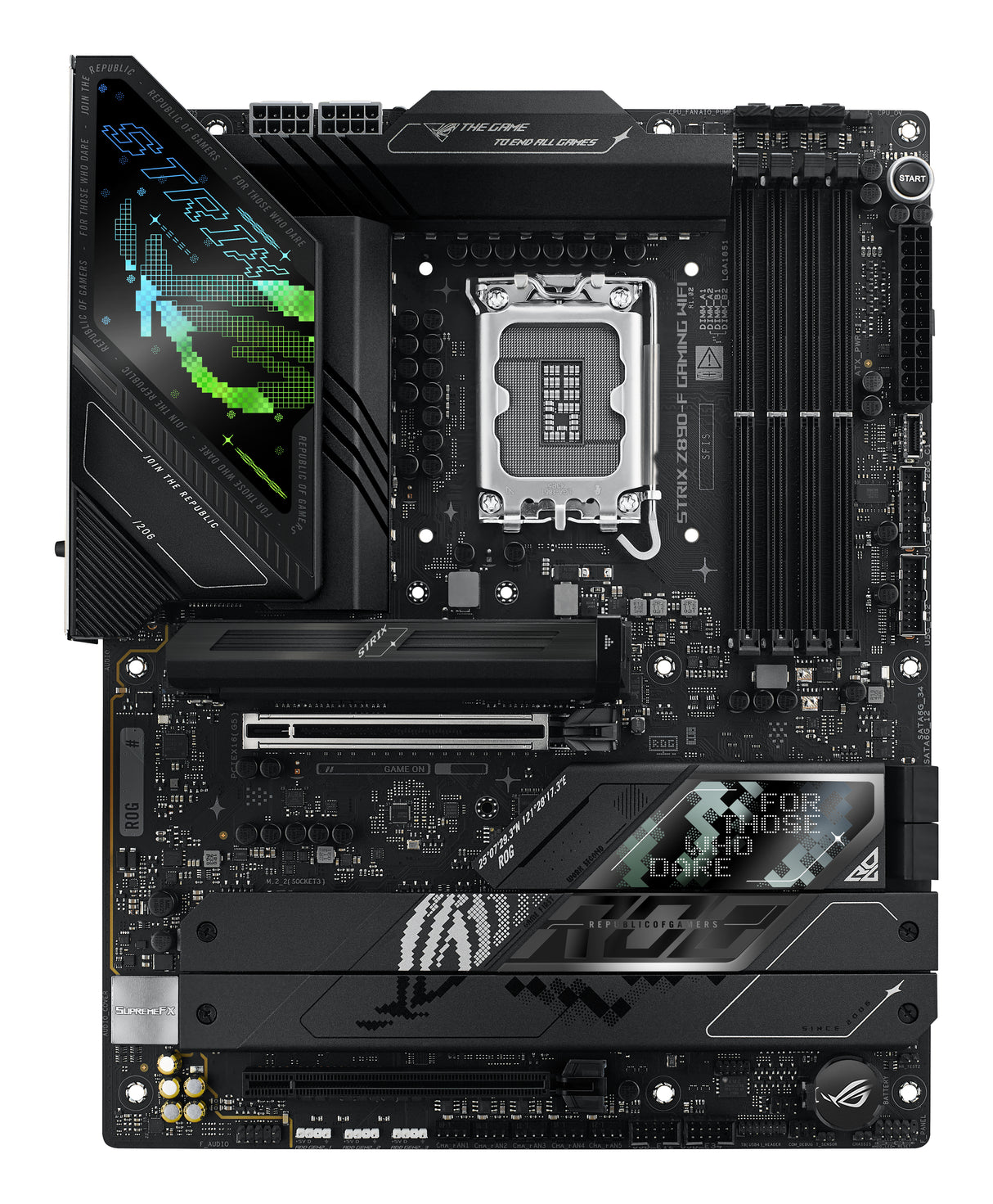 Carte mere - ASUS - ROG STRIX Z890-F GAMING WIFI - Intel Z890 LGA 1851 (Socket V1) ATX