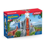 Expédition au grand Volcan, 1 figurine de chercheuse et 2 jouets dinosaures, Pour enfants des 5 ans, Schleich 42564 DINOSAURS